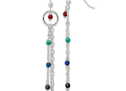 Sterling Silver Earrings Style QE16051 - Classique Jewelry Inc.