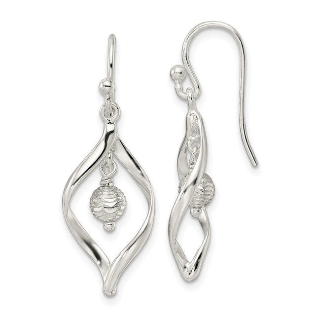 Sterling Silver Earrings Style QE16061 - Classique Jewelry Inc.
