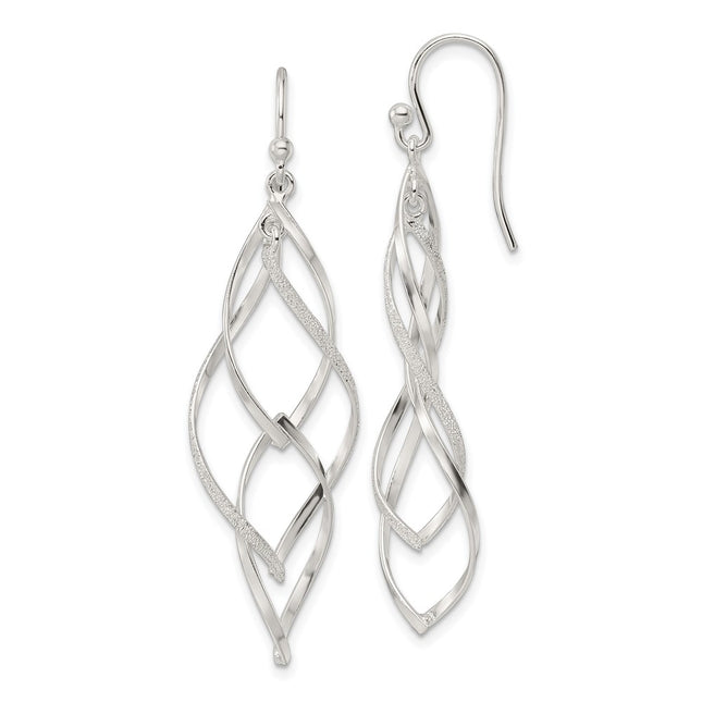 Sterling Silver Earrings Style QE16067 - Classique Jewelry Inc.