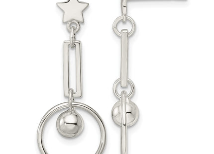 Sterling Silver Earrings Style QE16074 - Classique Jewelry Inc.