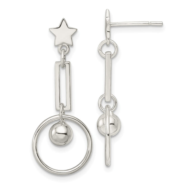 Sterling Silver Earrings Style QE16074 - Classique Jewelry Inc.