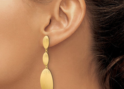 SS/Gold Plated Earrings Style QE16103 - Classique Jewelry Inc.