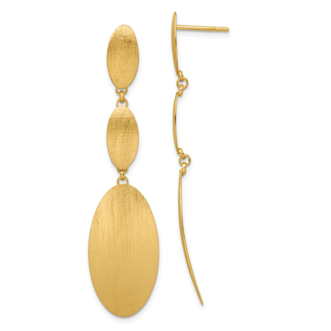 SS/Gold Plated Earrings Style QE16103 - Classique Jewelry Inc.