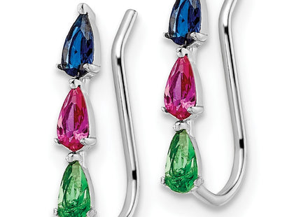 Sterling Silver Earrings Style QE16108 - Classique Jewelry Inc.