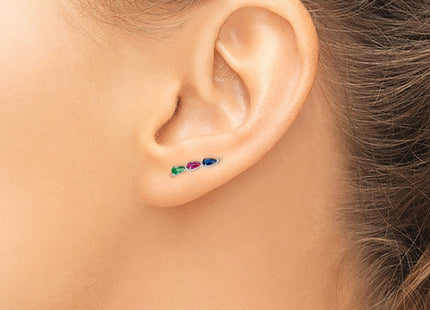 Sterling Silver Earrings Style QE16108 - Classique Jewelry Inc.