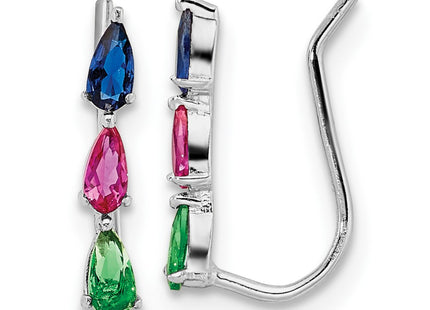 Sterling Silver Earrings Style QE16108 - Classique Jewelry Inc.