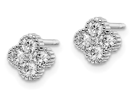 Sterling Silver Earrings Style QE16120 - Classique Jewelry Inc.