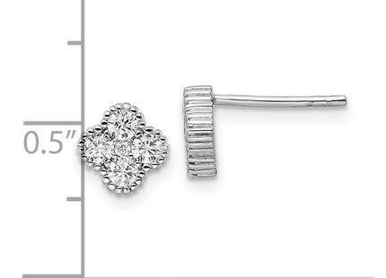 Sterling Silver Earrings Style QE16120 - Classique Jewelry Inc.