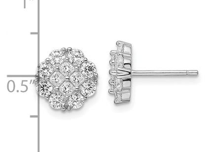 Sterling Silver Earrings Style QE16121 - Classique Jewelry Inc.