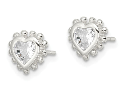 Sterling Silver Earrings Style QE16122 - Classique Jewelry Inc.