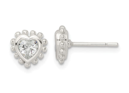 Sterling Silver Earrings Style QE16122 - Classique Jewelry Inc.