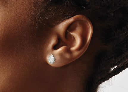Sterling Silver Earrings Style QE16123 - Classique Jewelry Inc.