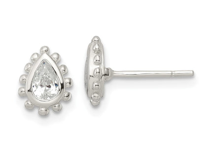 Sterling Silver Earrings Style QE16123 - Classique Jewelry Inc.