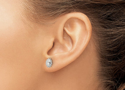 Sterling Silver Earrings Style QE16124 - Classique Jewelry Inc.