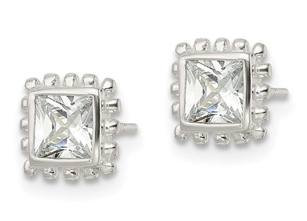 Sterling Silver Earrings Style QE16125 - Classique Jewelry Inc.