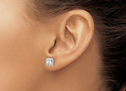 Sterling Silver Earrings Style QE16125 - Classique Jewelry Inc.