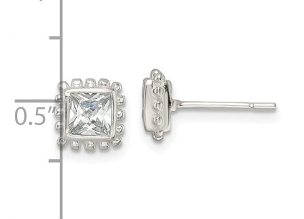 Sterling Silver Earrings Style QE16125 - Classique Jewelry Inc.