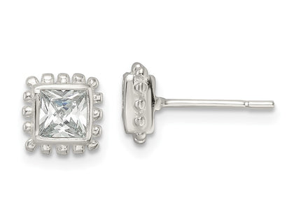 Sterling Silver Earrings Style QE16125 - Classique Jewelry Inc.