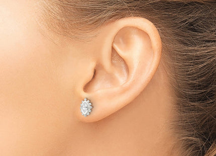 Sterling Silver Earrings Style QE16126 - Classique Jewelry Inc.