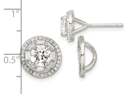 Sterling Silver Earrings Style QE16127 - Classique Jewelry Inc.