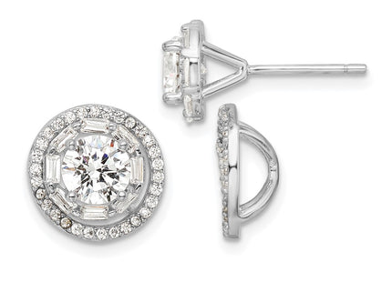 Sterling Silver Earrings Style QE16127 - Classique Jewelry Inc.