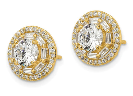 Sterling Silver Earrings Style QE16128 - Classique Jewelry Inc.