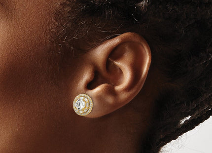 Sterling Silver Earrings Style QE16128 - Classique Jewelry Inc.