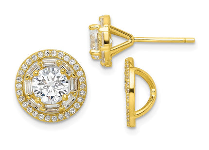 Sterling Silver Earrings Style QE16128 - Classique Jewelry Inc.