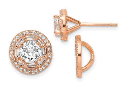 Sterling Silver Earrings Style QE16129 - Classique Jewelry Inc.