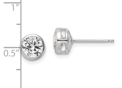Sterling Silver Earrings Style QE16144 - Classique Jewelry Inc.