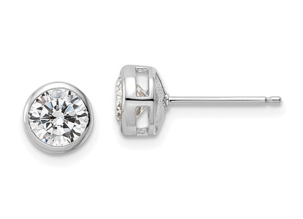Sterling Silver Earrings Style QE16144 - Classique Jewelry Inc.
