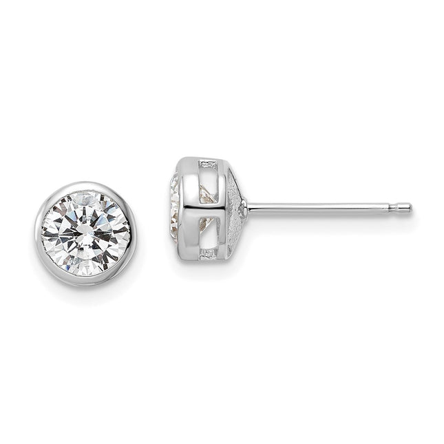 Sterling Silver Earrings Style QE16144 - Classique Jewelry Inc.