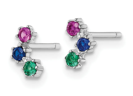 Sterling Silver Earrings Style QE16149 - Classique Jewelry Inc.