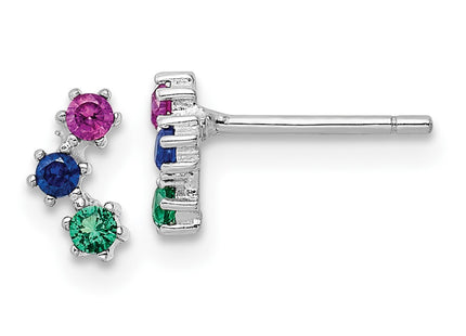 Sterling Silver Earrings Style QE16149 - Classique Jewelry Inc.