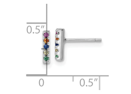 Sterling Silver Earrings Style QE16150 - Classique Jewelry Inc.