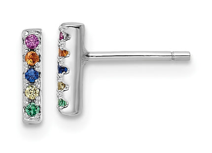 Sterling Silver Earrings Style QE16150 - Classique Jewelry Inc.