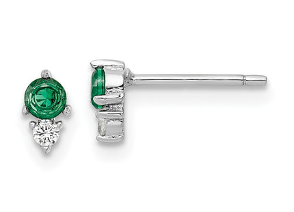 Sterling Silver Earrings Style QE16155 - Classique Jewelry Inc.