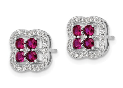 Sterling Silver Earrings Style QE16164 - Classique Jewelry Inc.