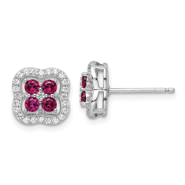 Sterling Silver Earrings Style QE16164 - Classique Jewelry Inc.