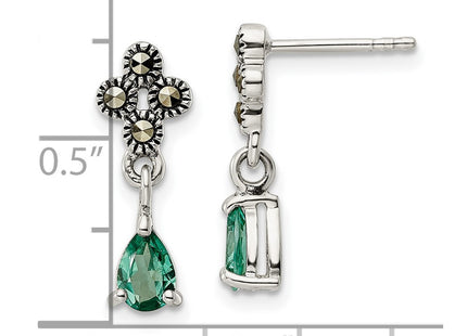 Sterling Silver Earrings Style QE16175 - Classique Jewelry Inc.