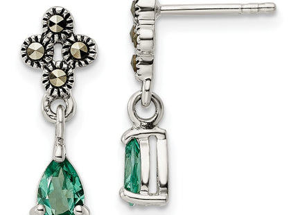 Sterling Silver Earrings Style QE16175 - Classique Jewelry Inc.