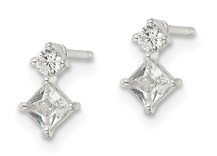 Sterling Silver Earrings Style QE16176 - Classique Jewelry Inc.