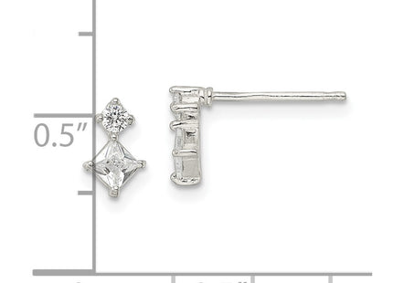 Sterling Silver Earrings Style QE16176 - Classique Jewelry Inc.