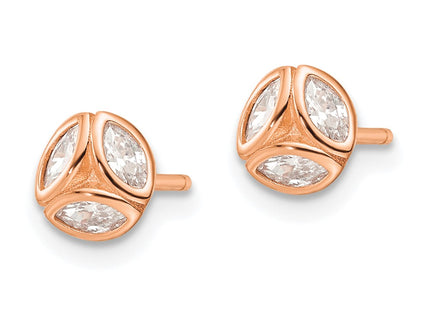 Sterling Silver Earrings Style QE16187 - Classique Jewelry Inc.