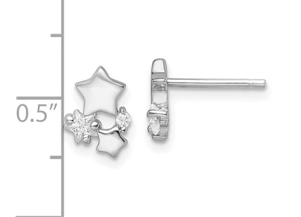 Sterling Silver Earrings Style QE16192 - Classique Jewelry Inc.