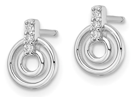 Sterling Silver Earrings Style QE16194 - Classique Jewelry Inc.