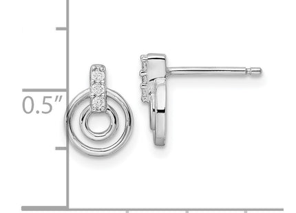 Sterling Silver Earrings Style QE16194 - Classique Jewelry Inc.