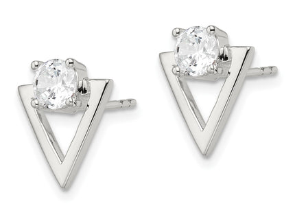 Sterling Silver Earrings Style QE16204 - Classique Jewelry Inc.