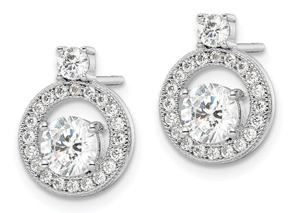 Sterling Silver Earrings Style QE16205 - Classique Jewelry Inc.