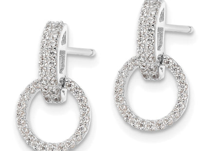Sterling Silver Earrings Style QE16207 - Classique Jewelry Inc.
